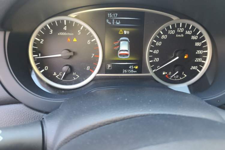 Used Nissan Tiida 2019 1.6L CVT Smart Enjoyment Version China VI Standard Odometer Close Up