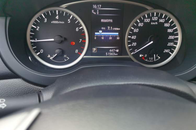 Used Nissan Tiida 2019 1.6L CVT Smart Drive Version China VI Standard Odometer Close Up