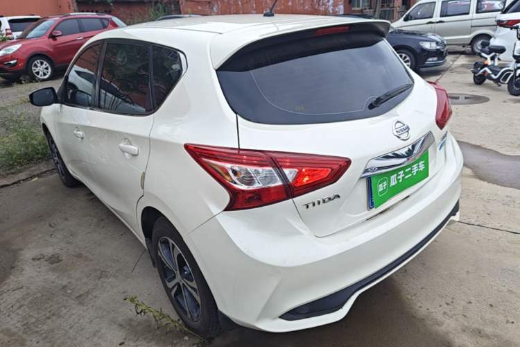 Used Nissan Tiida 2019 1.6L CVT Smart Enjoyment Version China VI Standard Rear Left 45 Deg
