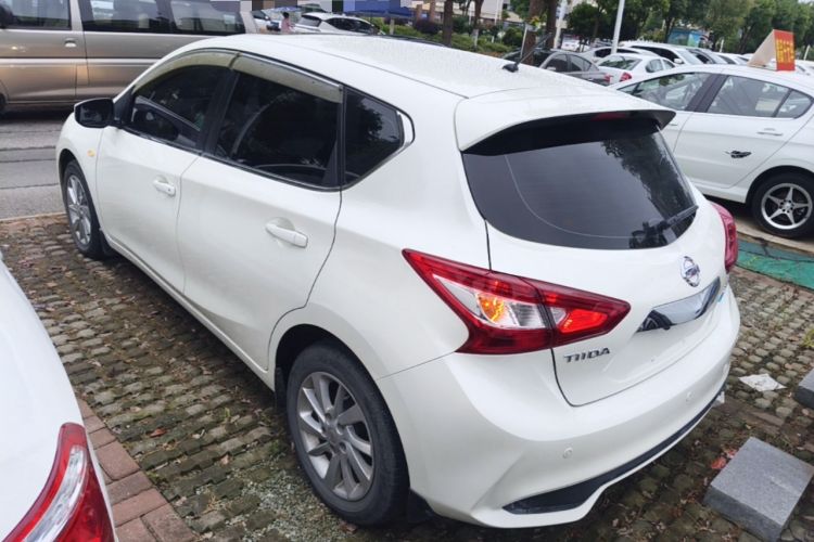 Used Nissan Tiida 2019 1.6L CVT Cool Edition China VI Standard Rear Left 45 Deg