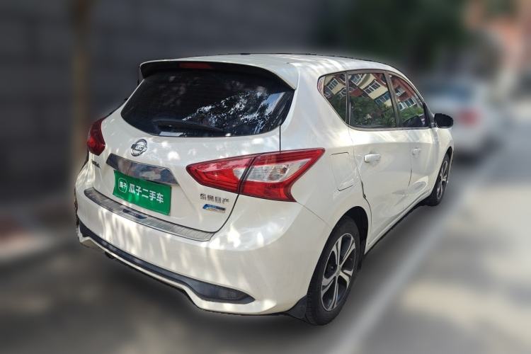 Used Nissan Tiida 2019 1.6L CVT Smart Enjoyment Version China VI Standard Rear Right 45 Deg