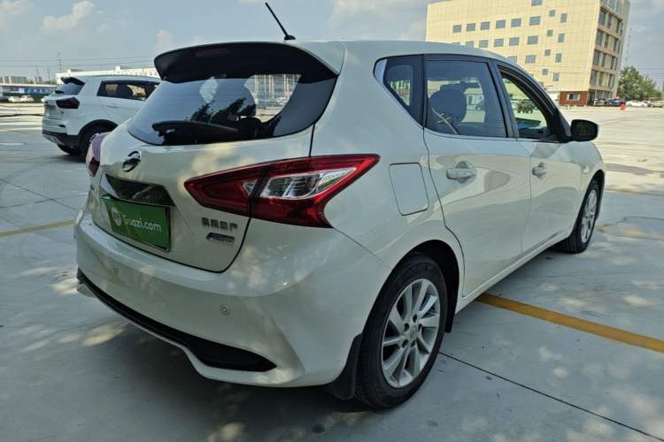 Used Nissan Tiida 2019 1.6L CVT Cool Edition China VI Standard Rear Right 45 Deg