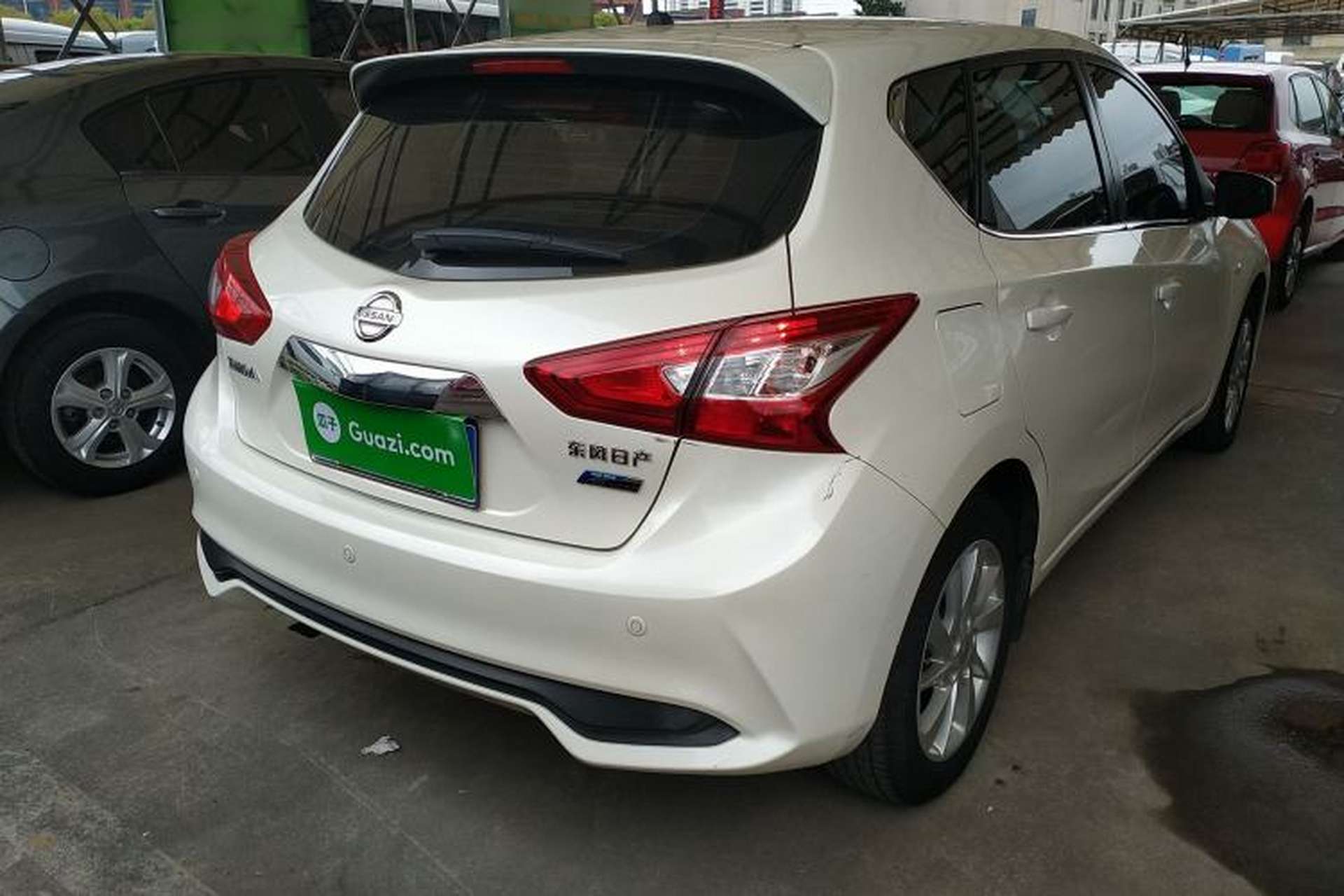 Used Nissan Tiida 2019 1.6L CVT Cool Edition China VI Standard Rear Right 45 Deg