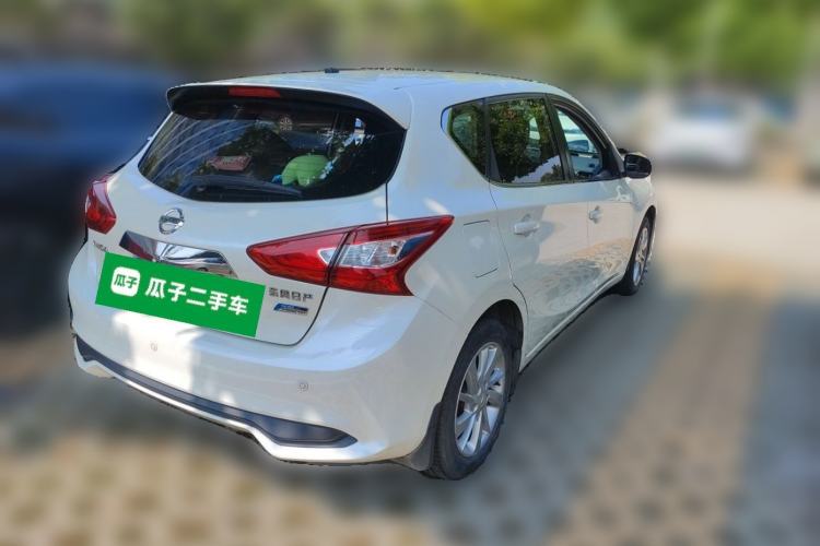 Used Nissan Tiida 2019 1.6L CVT Cool Edition China VI Standard Rear Right 45 Deg