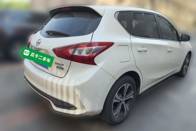 Used Nissan Tiida 2019 1.6L CVT Smart Enjoyment Version China VI Standard Rear Right 45 Deg