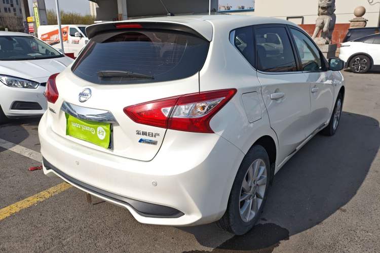 Used Nissan Tiida 2019 1.6L CVT Cool Edition China VI Standard Rear Right 45 Deg