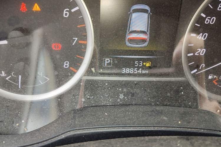 Used Nissan Tiida 2021 1.6L CVT Smart Drive Edition Odometer Close Up