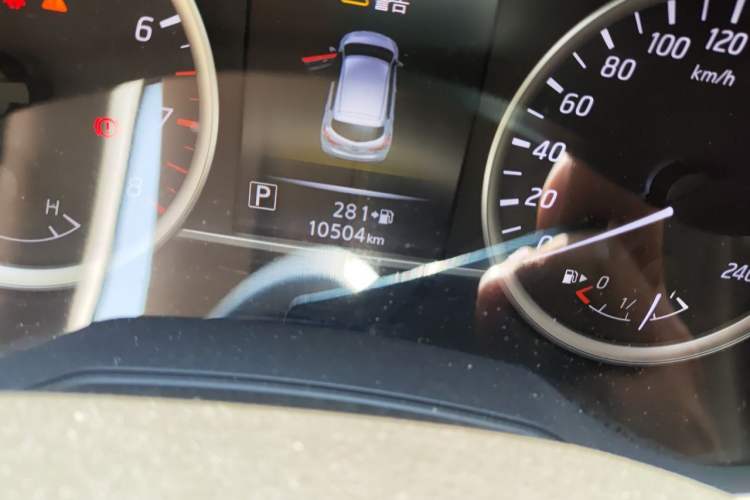 Used Nissan Tiida 2021 1.6L CVT Smart Drive Edition Odometer Close Up
