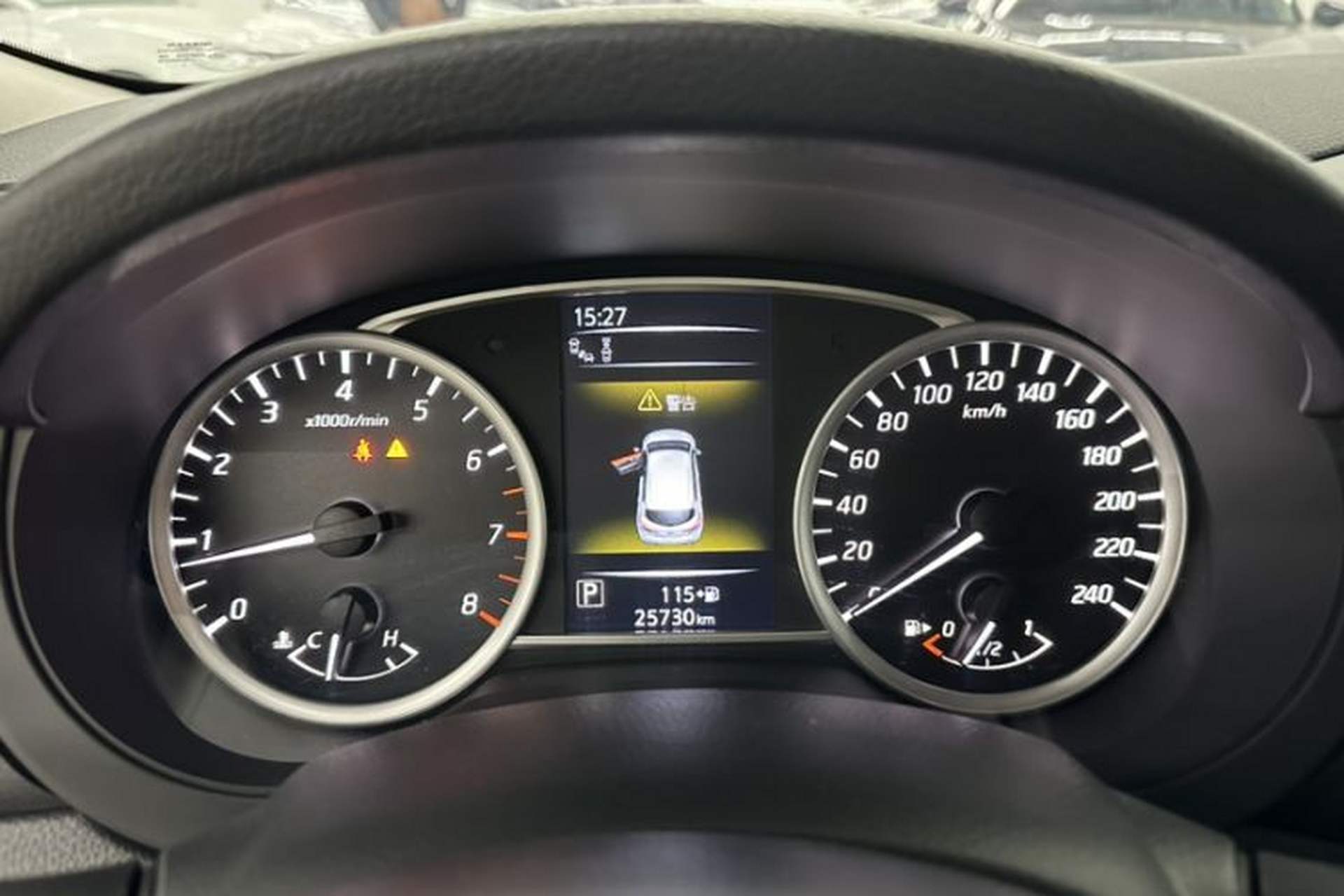 Used Nissan Tiida 2021 1.6L CVT Smart Drive Edition Odometer Close Up