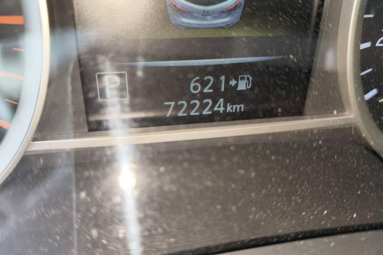 Used Nissan Tiida 2021 1.6L CVT Smart Drive Edition Odometer Close Up