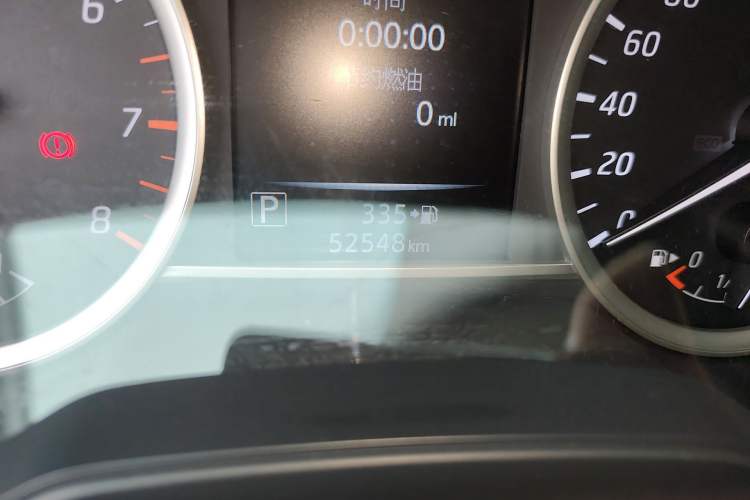 Used Nissan Tiida 2021 1.6L CVT Smart Drive Edition Odometer Close Up