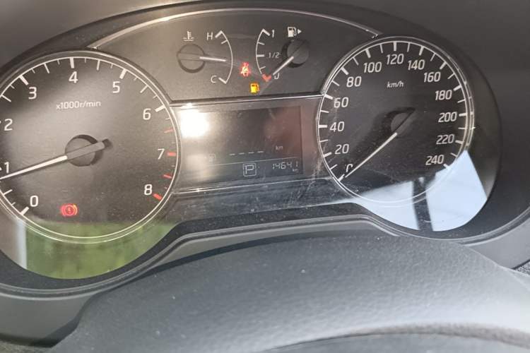Used Nissan Tiida 2021 1.6L CVT Cool Edition Odometer Close Up