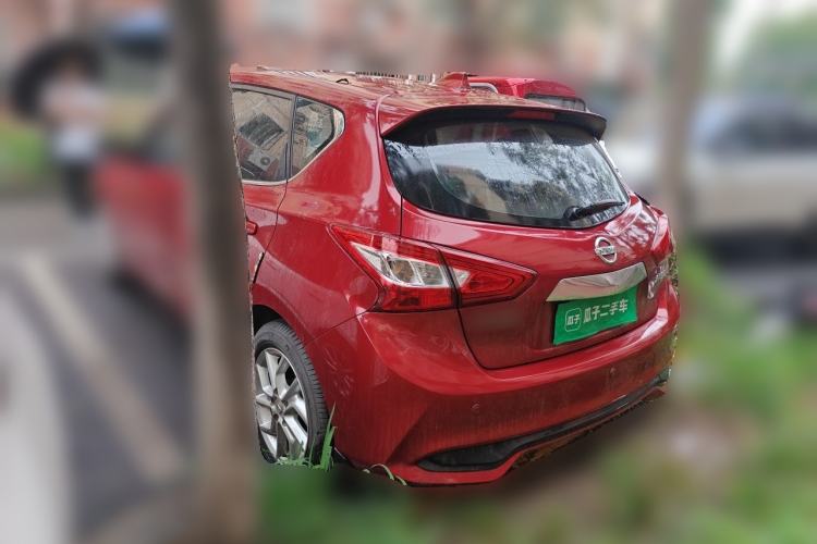 Used Nissan Tiida 2021 1.6L CVT Cool Edition Rear Left 45 Deg