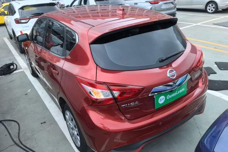 Used Nissan Tiida 2021 1.6L Manual Joyful Edition Rear Left 45 Deg