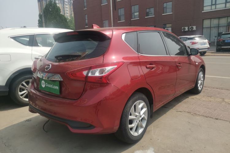 Used Nissan Tiida 2021 1.6L CVT Cool Edition Rear Right 45 Deg