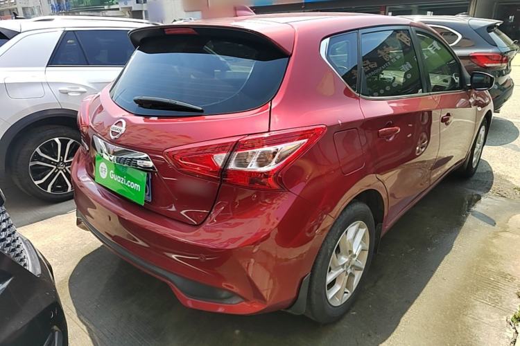 Used Nissan Tiida 2021 1.6L CVT Cool Edition Rear Right 45 Deg