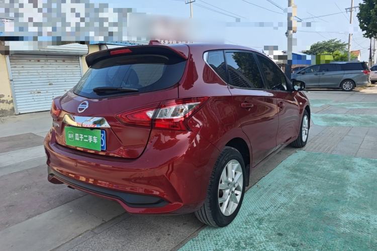 Used Nissan Tiida 2021 1.6L CVT Cool Edition Rear Right 45 Deg