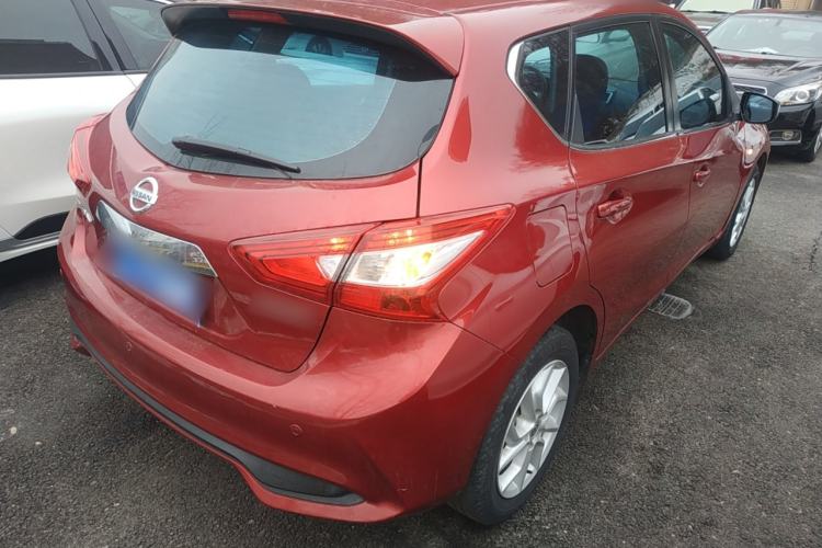 Used Nissan Tiida 2021 1.6L CVT Cool Edition Rear Right 45 Deg