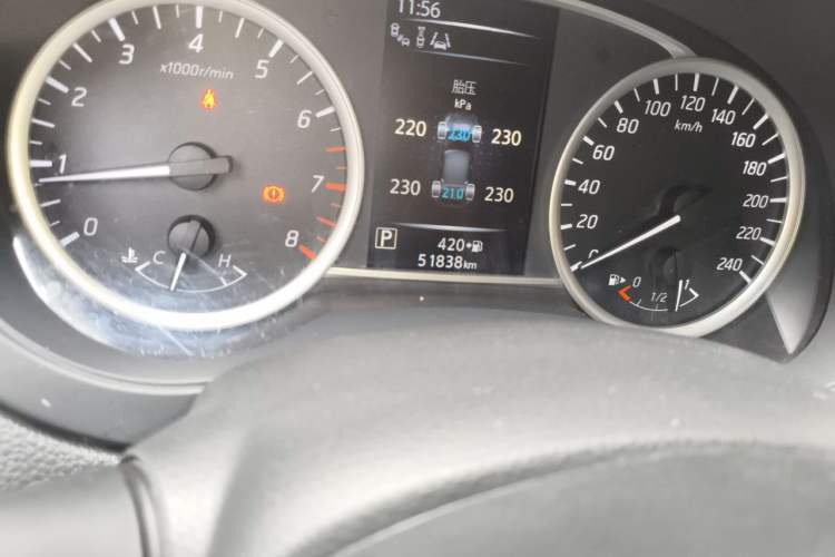 Used Nissan Tiida 2021 1.6L CVT Smart Drive Edition Odometer Close Up