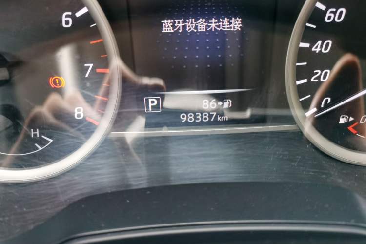 Used Nissan Tiida 2021 1.6L CVT Smart Drive Edition Odometer Close Up