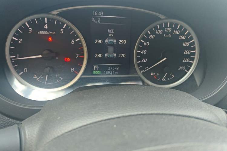 Used Nissan Tiida 2021 1.6L CVT Smart Drive Edition Odometer Close Up