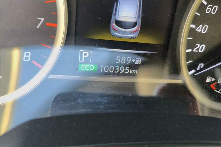 Used Nissan Tiida 2021 1.6L CVT Smart Drive Edition Odometer Close Up