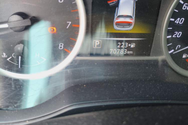 Used Nissan Tiida 2021 1.6L CVT Smart Drive Edition Odometer Close Up