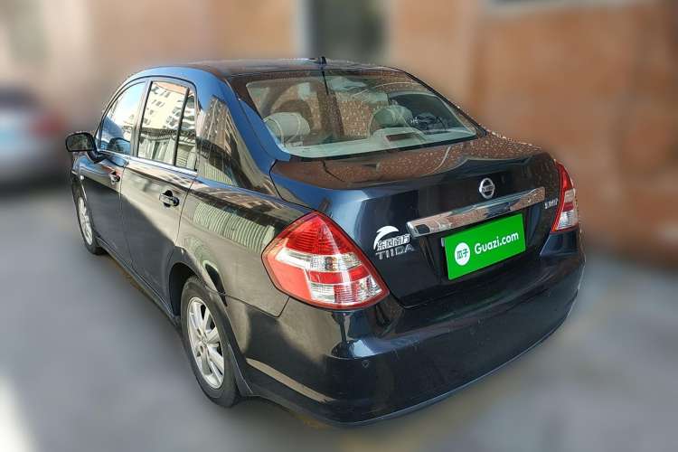 Used Nissan Tiida Sedan 2008 1.6L Automatic Fashion Edition Rear Left 45 Deg