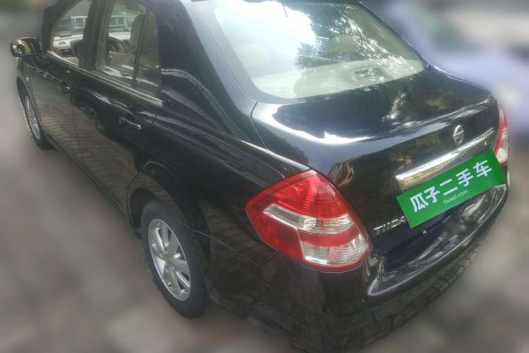Used Nissan Tiida Sedan 2008 1.6L Automatic Smart Version Rear Left 45 Deg