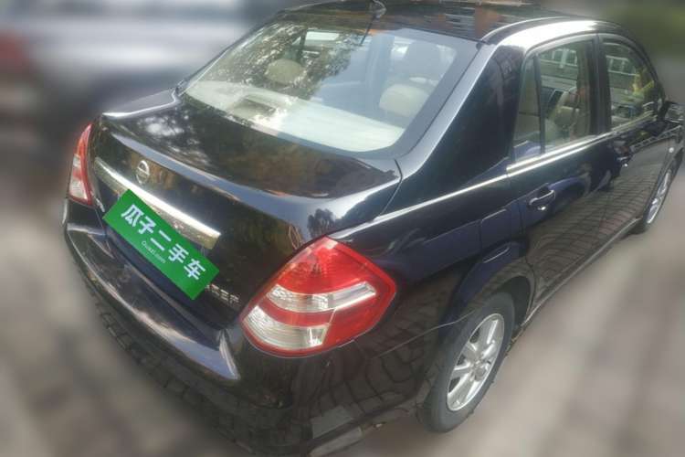 Used Nissan Tiida Sedan 2008 1.6L Automatic Smart Version Rear Right 45 Deg