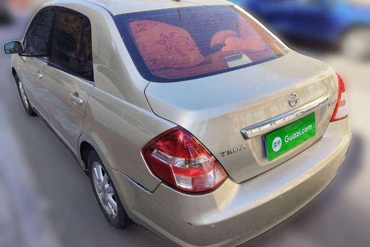 Used Nissan Tiida Sedan 2008 1.6L Automatic Fashion Edition Rear Left 45 Deg