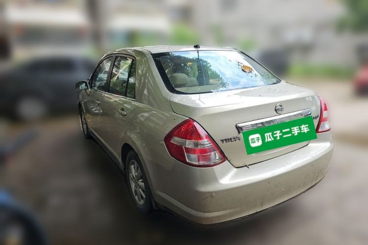 Used Nissan Tiida Sedan 2008 1.6L Automatic Fashion Edition Rear Left 45 Deg