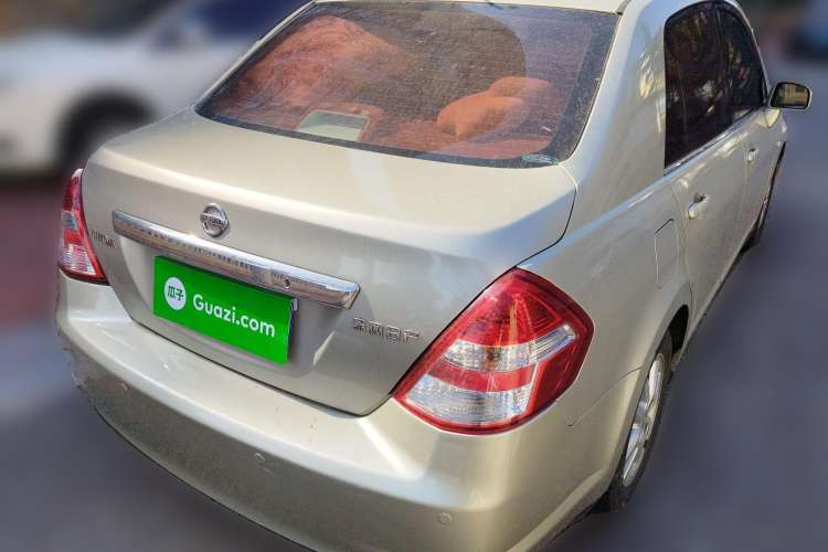 Used Nissan Tiida Sedan 2008 1.6L Automatic Fashion Edition Rear Right 45 Deg