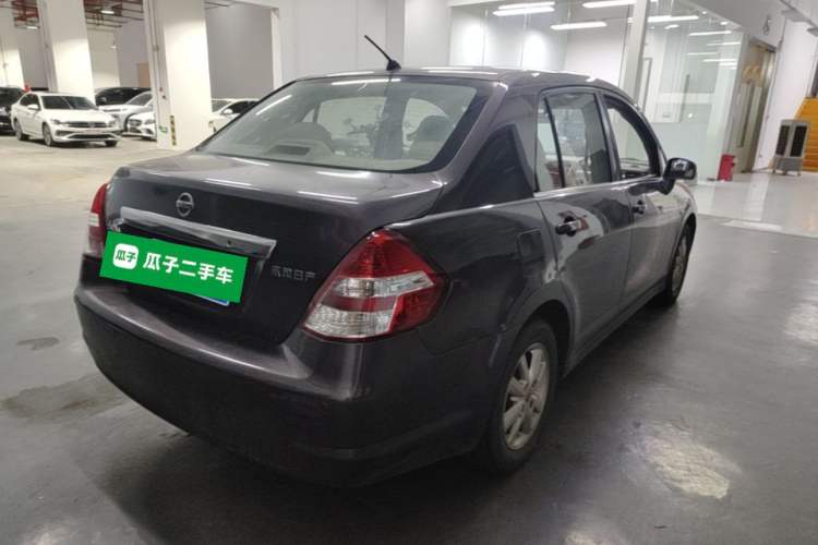 Used Nissan Tiida Sedan 2008 1.6L Automatic Smart Version Rear Right 45 Deg