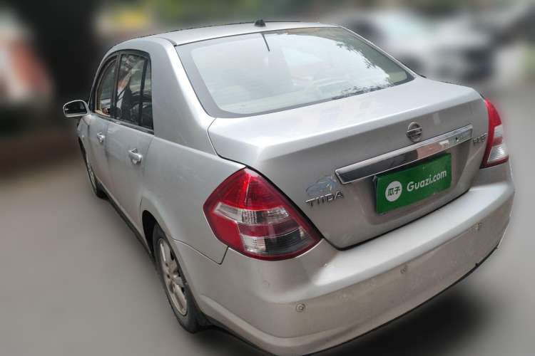 Used Nissan Tiida Sedan 2008 1.6L Automatic Smart Version Rear Left 45 Deg