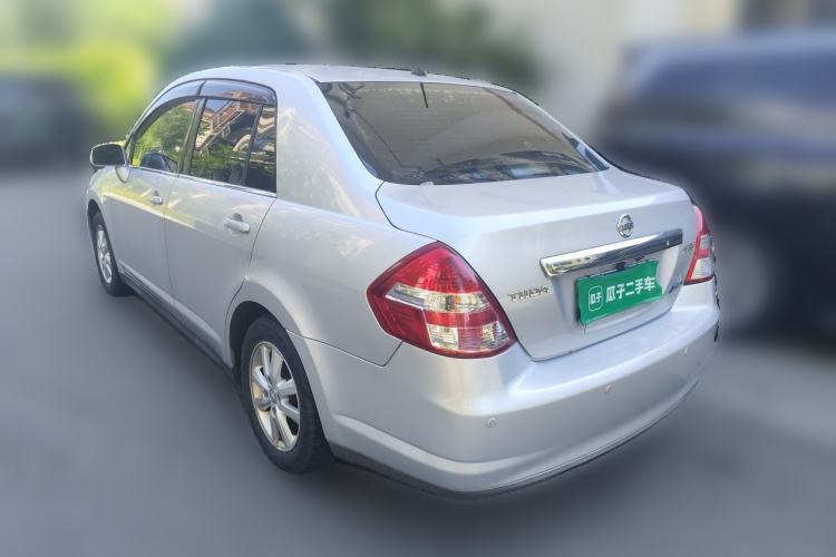 Used Nissan Tiida Sedan 2008 1.6L Manual Smart Version Rear Left 45 Deg