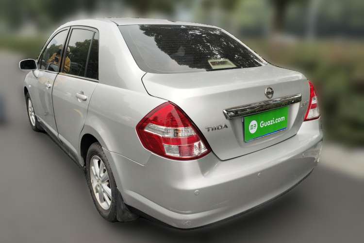 Used Nissan Tiida Sedan 2008 1.6L Automatic Fashion Edition Rear Left 45 Deg