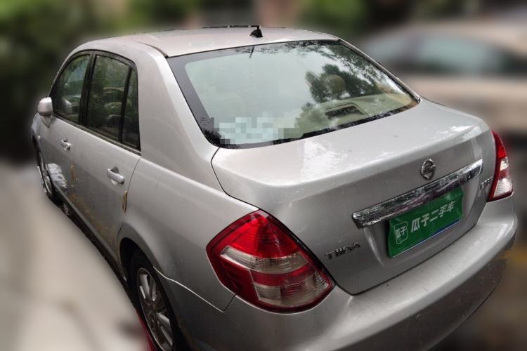 Used Nissan Tiida Sedan 2008 1.6L Automatic Smart Version Rear Left 45 Deg