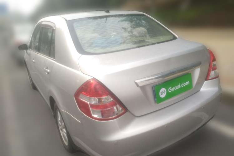 Used Nissan Tiida Sedan 2008 1.6L Automatic Fashion Edition Rear Left 45 Deg
