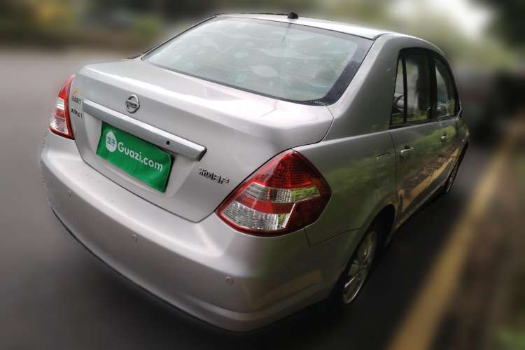 Used Nissan Tiida Sedan 2008 1.6L Manual Fashion Edition Rear Right 45 Deg