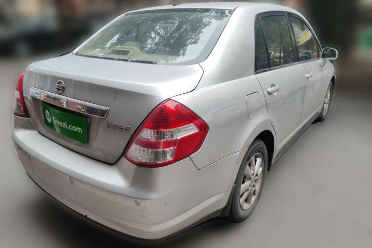 Used Nissan Tiida Sedan 2008 1.6L Automatic Smart Version Rear Right 45 Deg