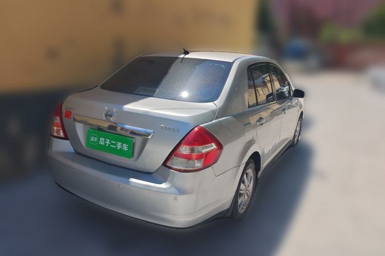 Used Nissan Tiida Sedan 2008 1.6L Manual Fashion Edition Rear Right 45 Deg