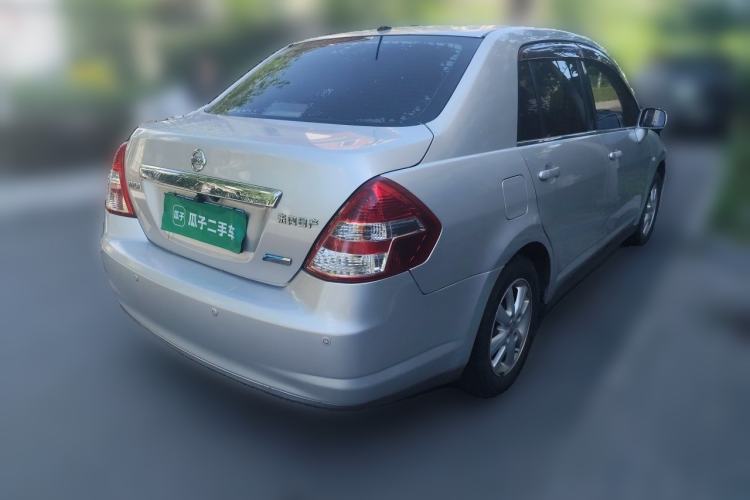 Used Nissan Tiida Sedan 2008 1.6L Manual Smart Version Rear Right 45 Deg