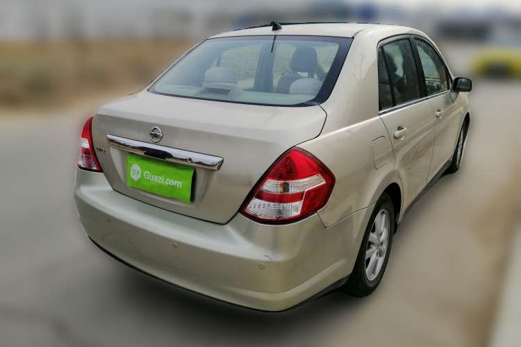 Used Nissan Tiida Sedan 2008 1.6L Automatic Smart Version Rear Right 45 Deg