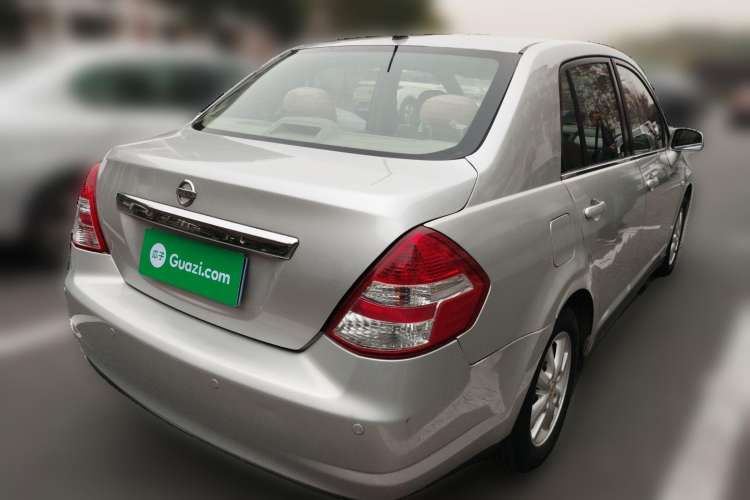 Used Nissan Tiida Sedan 2008 1.6L Manual Fashion Edition Rear Right 45 Deg