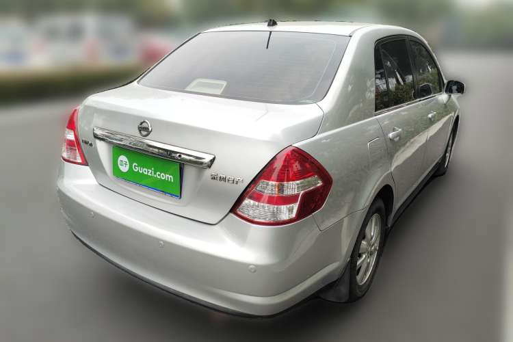 Used Nissan Tiida Sedan 2008 1.6L Automatic Fashion Edition Rear Right 45 Deg