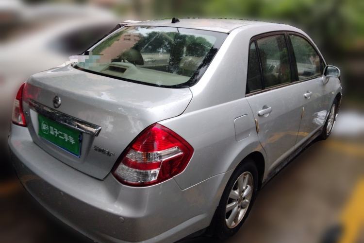 Used Nissan Tiida Sedan 2008 1.6L Automatic Smart Version Rear Right 45 Deg