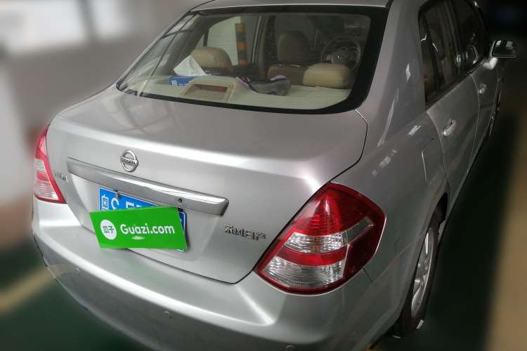 Used Nissan Tiida Sedan 2008 1.6L Automatic Fashion Edition Rear Right 45 Deg