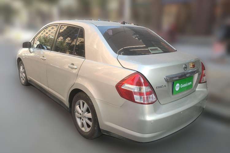 Used Nissan Tiida Sedan 2008 1.6L Automatic Smart Version Rear Left 45 Deg