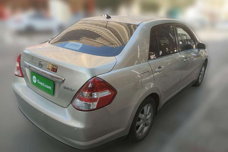 Used Nissan Tiida Sedan 2008 1.6L Automatic Smart Version Rear Right 45 Deg
